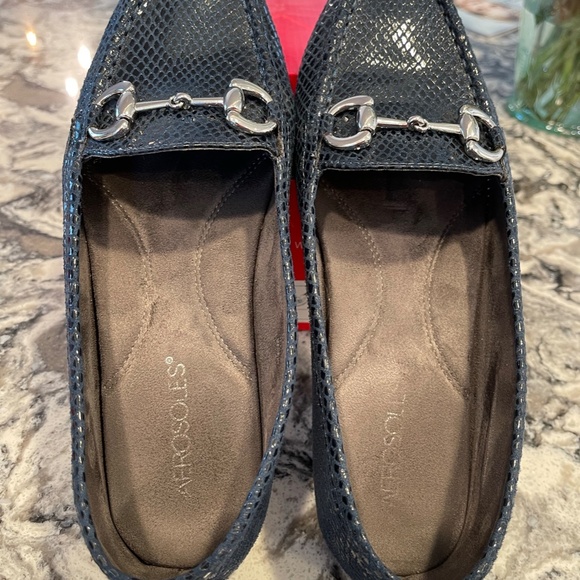 Aerosoles  blue snake flats - Picture 9 of 9